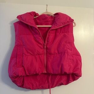 Hot Pink Puffer Vest
